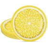 FYSUIMU 24 Pcs Lemon Paper Plates Yellow Lemon Slice Disposable