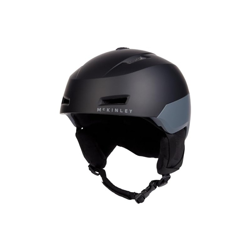 McKinley Men's Flyte Pro Ski Helmets, Black Night/Grey, S