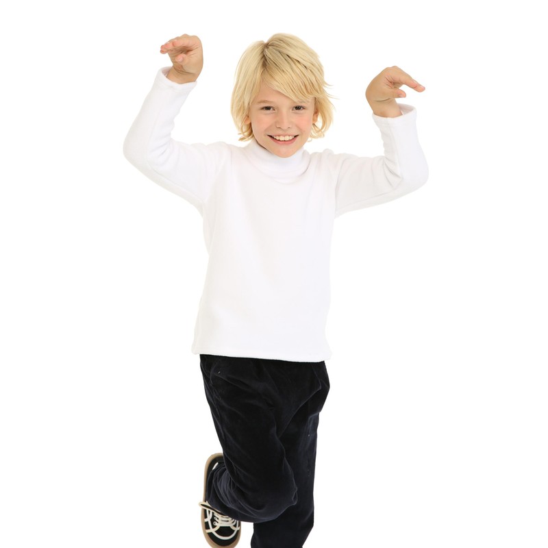 Mud Kingdom - Camisas de forro polar para niños, cuello