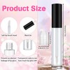 50 Pack 10 ml Empty Lip Gloss Tube Containers, Refillable