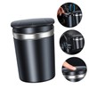 iplusmile 1pc Portable Ash Holder with Lid Led Light Design