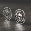 CHURYUML Memento Mori Coin 3D Skull Challenge Coins Inspirational Stoic