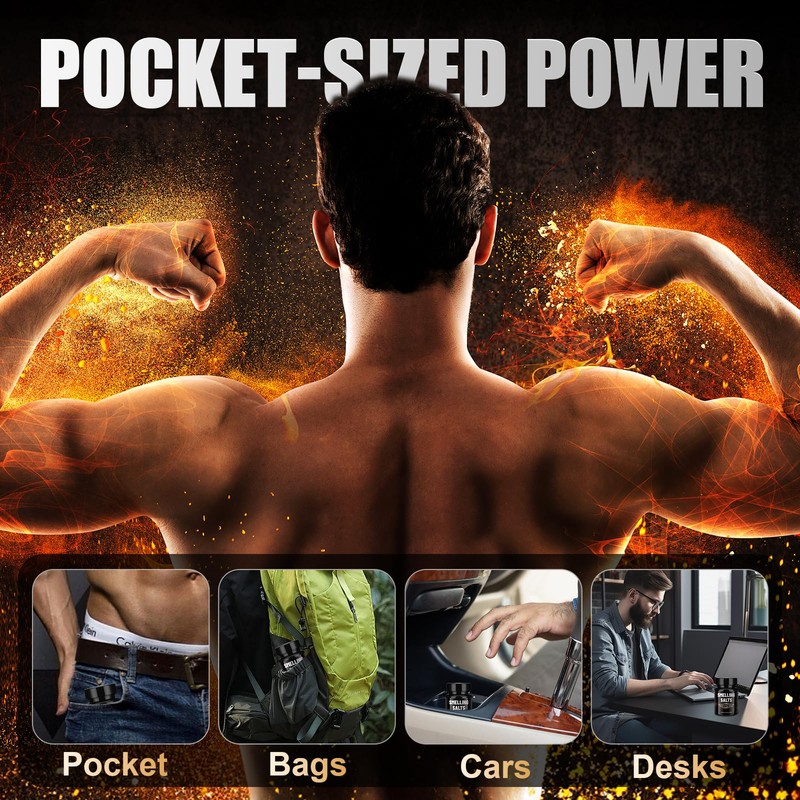 Wake Up Salts for Athletes,Salts for Powerlifting,Hockey,Football and More or