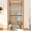 YGP Extra Tall Cat Gate,Width 33-37.8" No Drilling Pet Gate