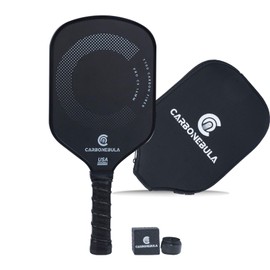 Carbonebula Pro C5 Pickleball Paddles, T700 Carbon Fiber 16mm Thermoformed Unibody, Polypropylene Honeycomb Poly Core for Power & Spin Control, 7.9oz Lightweight, USAPA Approved for Competitive Play