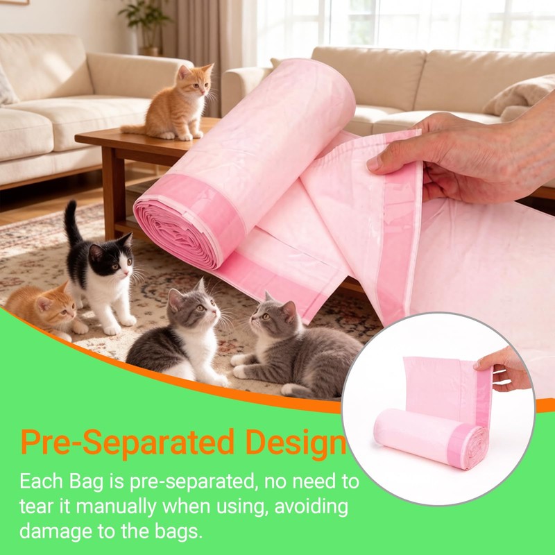Cat Litter Box Liners Bags Compatible with MeoWant-SCO1 and MeoWant-SCO2