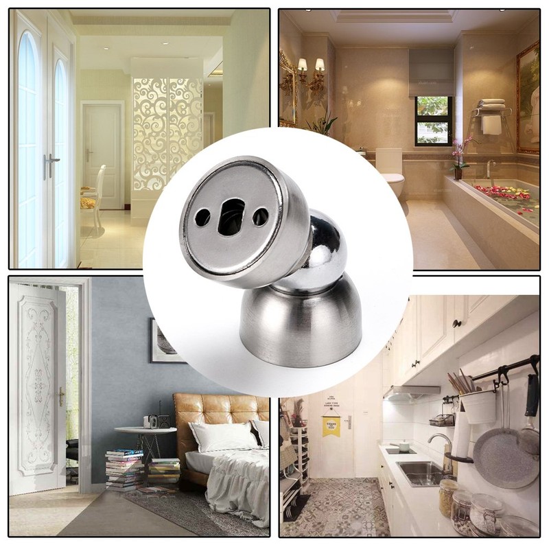 Sumnacon Powerful Magnetic Doorstop - 2 Pcs Stainless Steel Mini