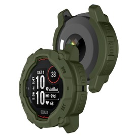 ISABAKE Case Cover for Garmin Instinct 3 50mm,Smartwatch Cover TPU Material, Easy to Install,Drop-Proof,Soft,Protective Cover for Garmin Instinct 3 50mm