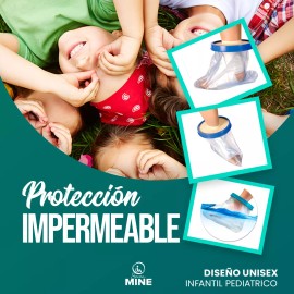 SuperConfort Protector De Yeso Bolsa Impermeable | Niños Kids Pie Corto