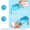 Cibaabo Dog Water Bottle with Food Container, Travel Puppy Water