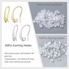 14K Gold Plated and Silver Earring Hooks, 230PCS Earring Findings