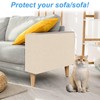 YEXEXINM Trimmable Cat Scratching Post Carpet Covered 78.7”x15.8” Self-Adhesive Cat