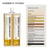 NADAMOO Epoxy Grout Beige, Dual Tubes Waterproof Tile Grout 19oz
