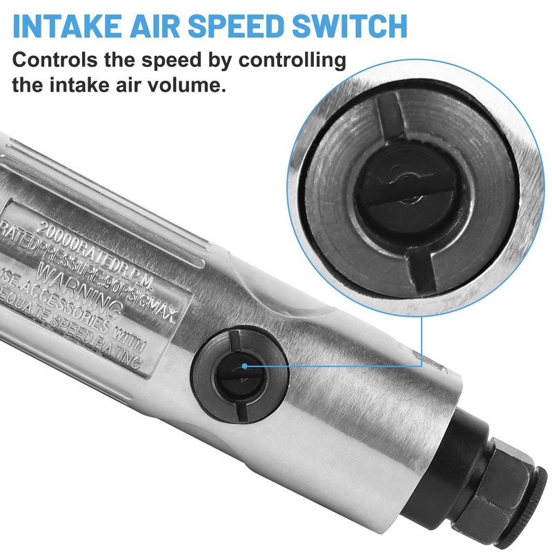 LALAGO Compressed Air Grinder 90°, Compressed Air Grinder, Angle Grinder,