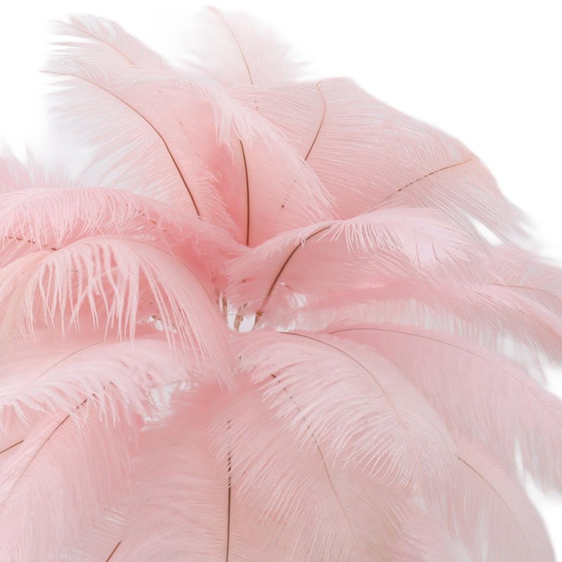 Decorative Table Lamp 30PCS Feathers USB Rechargeable Light Touch Control