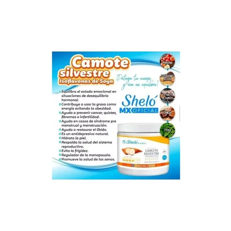 Kit Camote Silvestre 250g + Para Ellas +35 250g Shelo