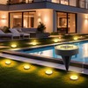 Joomer Solar Ground Lights, 16 Pack 8 LED Solar Lights