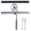 Love-KANKEI Shower Squeegee Stainless Steel Squeegee Shower with Suction Cup,