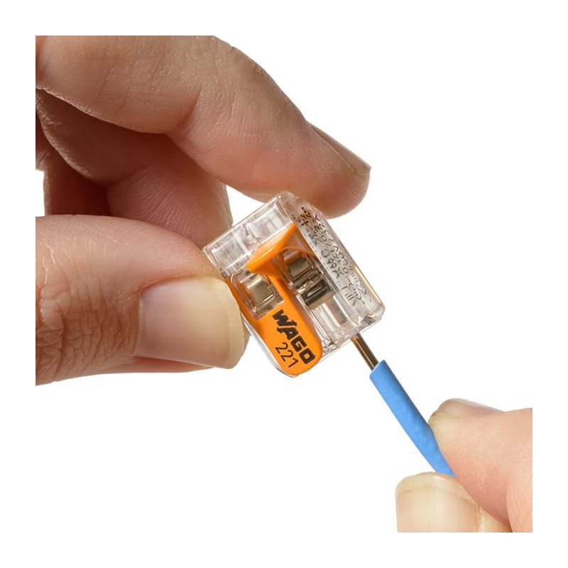 Wago - Blister pack of 40 automatic connection terminals, 2.3