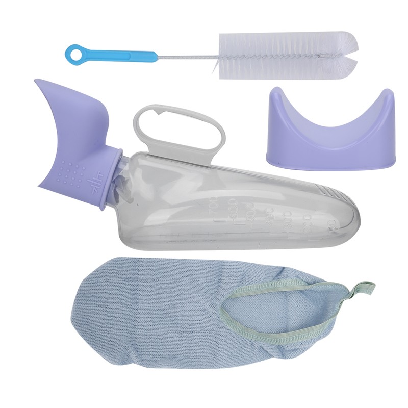 700ml Female Urine Collection Container Spill Proof Urinal Funnel for