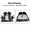 SecosAutoparts 74111T20A0 Engine Splash Guard Board Cover, Fit for Honda