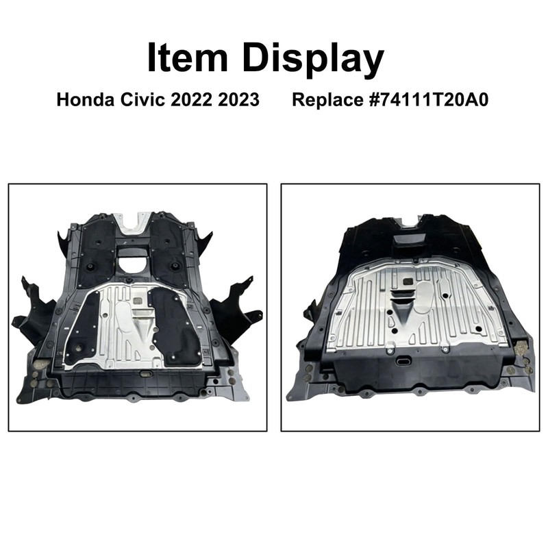 SecosAutoparts 74111T20A0 Engine Splash Guard Board Cover, Fit for Honda