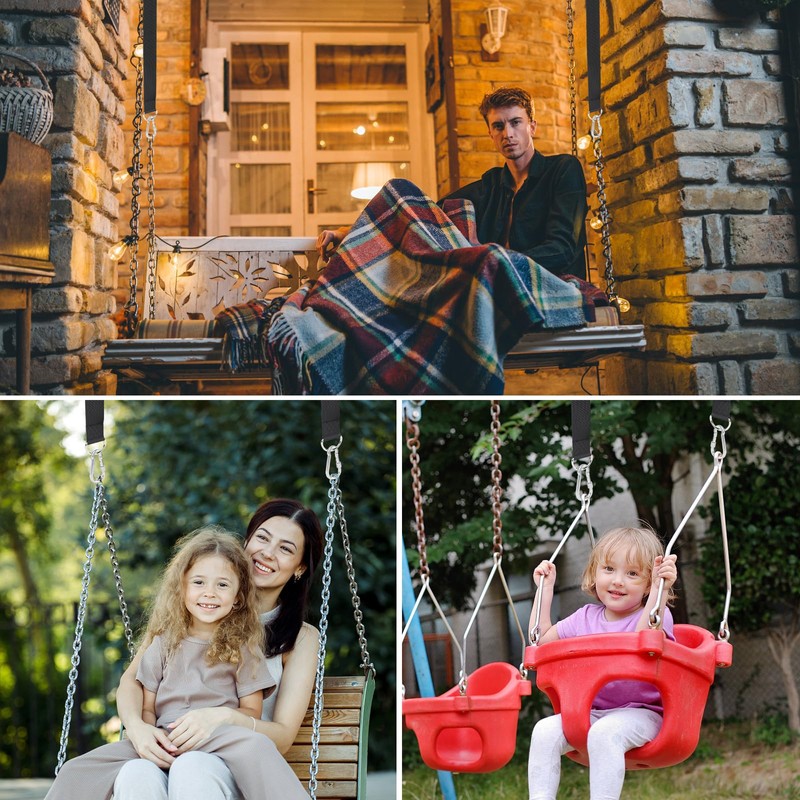 DONILIGA Adjustable Tree Swing Hanging Straps and Hammock Hanging Straps