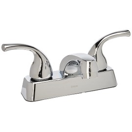 Dica 4054 Mezcladora de 4" para Lavabo con Manerales de Palanca, Acabado Cromo