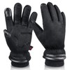 OZERO Winter Gloves Waterproof -30 C Thermal, Touchscreen Thick Glove