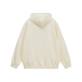 Aelfric Eden Bow Hoodie for Womens Y2K Oversized Graphic Hoodies Cute Casual Pullover Sweatshirts Beige