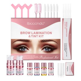 Kit De Laminación De Cejas Y Kit De Tinte De Cejas 2 Colors Negro Marrón Set