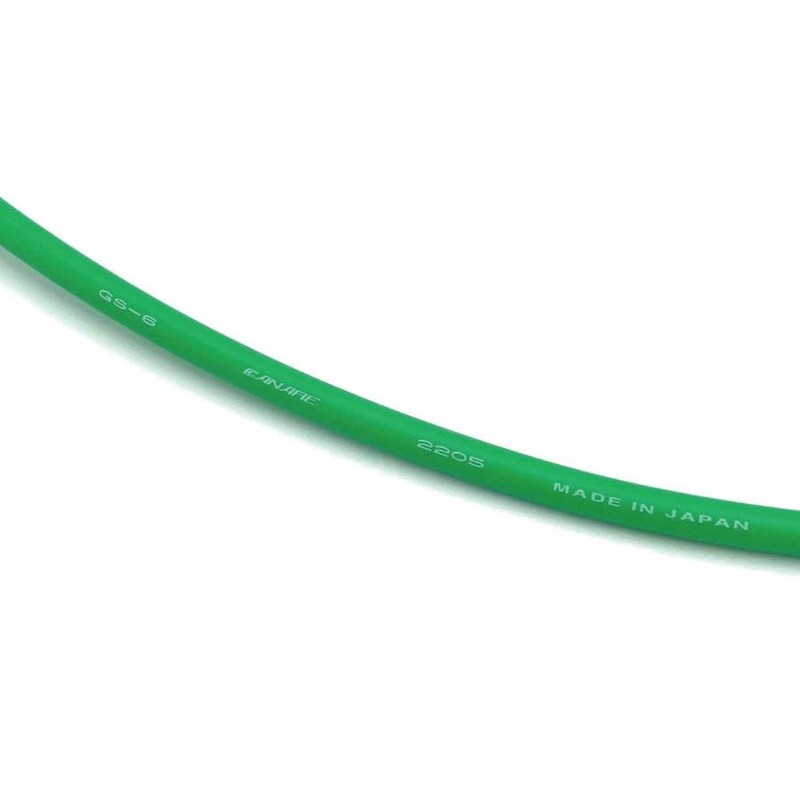 Canare GS-6 Green [L-L/L-S/S-S] Shielded Cable Made in Japan (L-L,