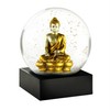 CoolSnowGlobes Gold Buddha Cool Snow Globe