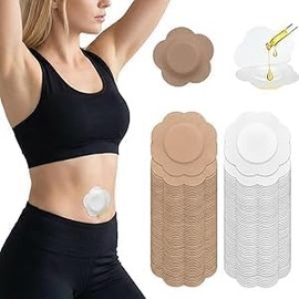 100uds Parches Autoadhesivos de Aceite de Ricino para Ombligo, Paño Spunlace Absorbente de castor oil patches, Altamente Absorbentes, para Cuidado Per