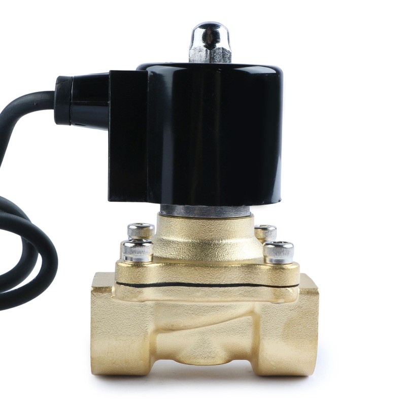 U.S. Solid 3/4" Brass Electric Solenoid Valve Underwater 110V AC