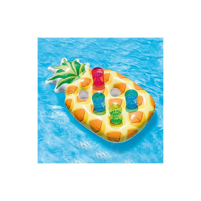 Intex 57505 Pineapple Coaster Mat + 6A, 97 x 58