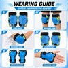 Lafefe Kids Protective Gear Set 6 in 1, Knee Pads