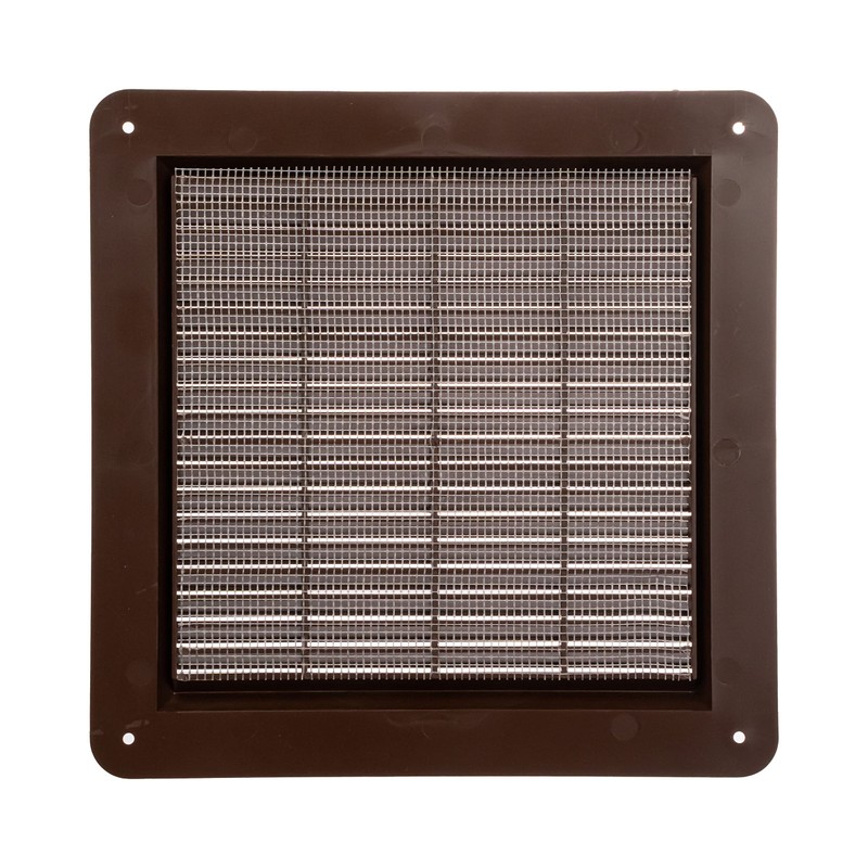 ECOPRO VENT Brown Square Ventilation Grille / 8" x 8"