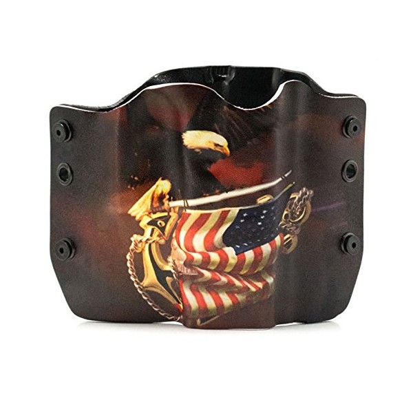 Eagle On Flag OWB Holster (Right-Hand, for for Taurus Judge Poly)