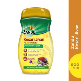 Zandu Kesari Jivan Chyawanprash | Saffron and Pearl Revitalizer | 900gm/31.75 Oz (Pack of 1)