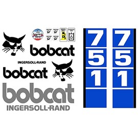 751 style D replacement decal sticker kit fits bobcat
