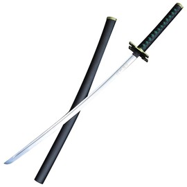 Armory Replica Demon Hunter Katana Sword - Decorative Collectible Carbon Steel Sword W/Wood Scabbard (Tokito Muichiro)