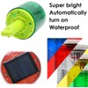 Aolyty Solar Strobe Warning Light 360 Degree Single Column Super
