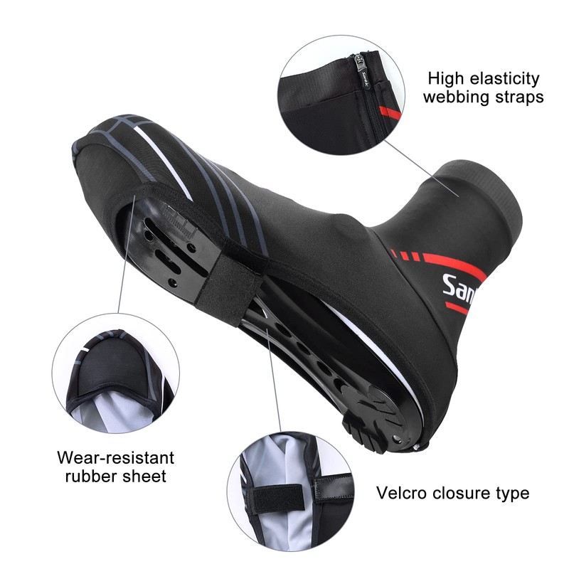 Santic Bicycle Overshoes Cycling Overshoes Overshoes Overshoes MTB Black L
