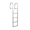 Removable Dock Ladder 3/4/5 Steps,Pontoon Boat Ladder with Anti-Corrosion 6063