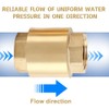 1 1/4 Inch Brass Check Valve with Female Thread, DN32