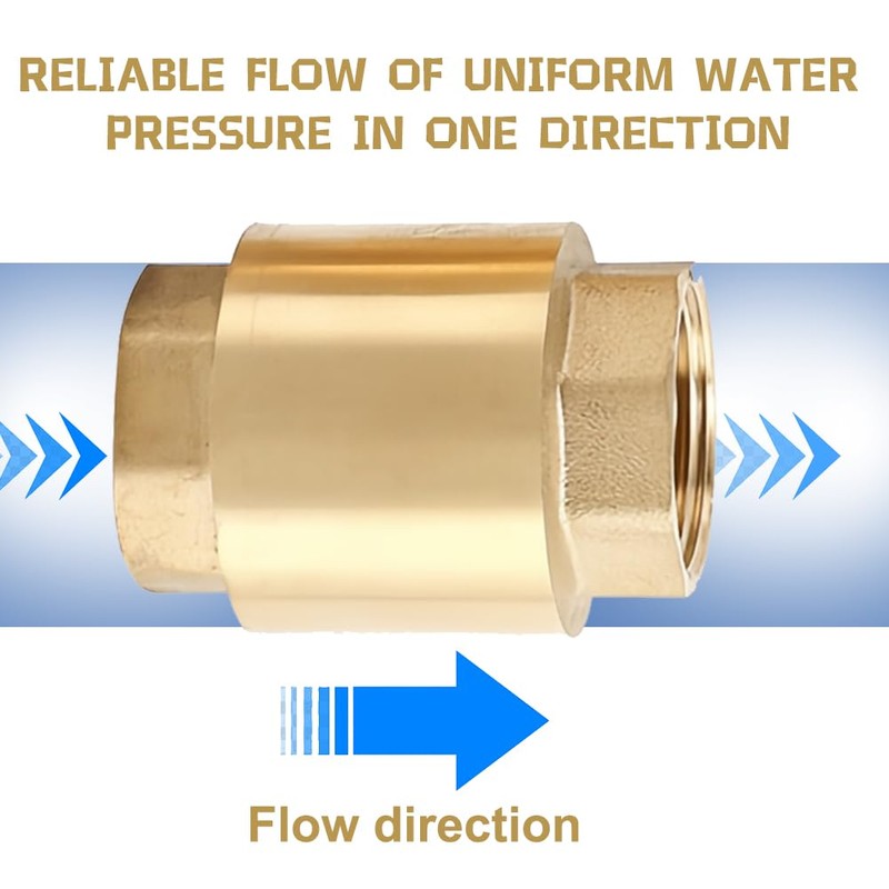 1 1/4 Inch Brass Check Valve with Female Thread, DN32