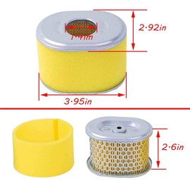 GX160 GX200 Carburetor Compatible with Honda GX120 GX140 GX 160 GX168 GX200 Carburetor for 5HP 5.5HP 6.5HP Engine,with 17210-ZE1-517 Air Filter Spark Plug kit