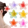 2022 New Flower Hair Clips,Acrylic Black Hair Clips，Wonderful Gift,Strong Hold