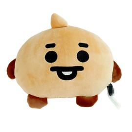 Car Neck Pillows Cute Animal Shaped Headrest Pressure Relief Support Cervical Protection Pillow biscuit 23cm